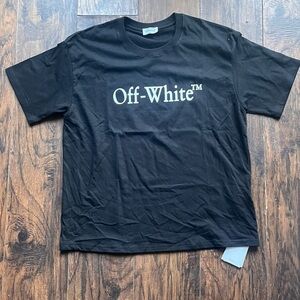 Off-White Logo Black Tee
